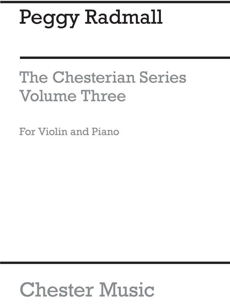 Chester String Series Violin Book 3 (Violin Part)